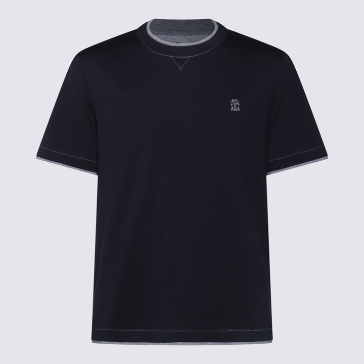 Brunello Cucinelli T-shirts and Polos - Navy | 02a93112d153fd10e93c1c2df29c5cd3bd4b3e50