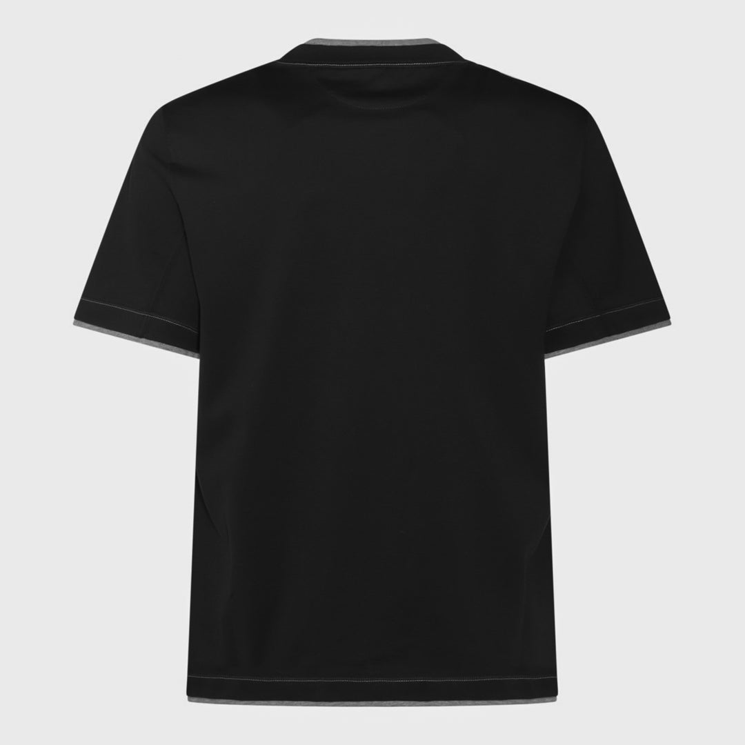 Brunello Cucinelli T-shirts and Polos - Nero | 4478cfc9522cca077174f1e548a37fae546c698a