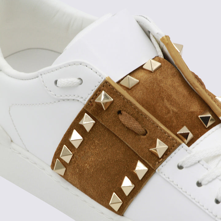 Valentino Garavani Sneakers - BIANCO/HAVANA BEIGE/BIANCO | 0709673a04df58ca4202cbfe6f1023542a9bfaa9