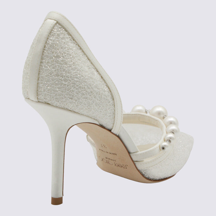 Jimmy Choo With Heel - IVORY/WHITE | 0e17dfb195b9b79619e2155f77a3fb55dc4f00ec