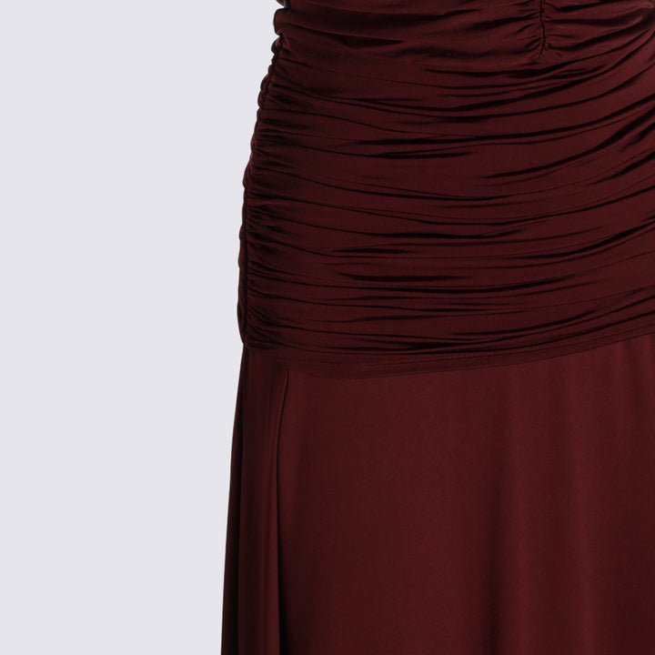 Self-Portrait Dresses - BURGUNDY | 3d18b416e537e3d2de4b6b750df5abd8108fa4c6
