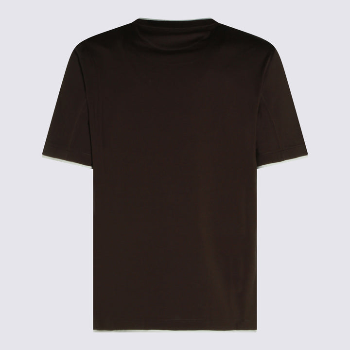 Brunello Cucinelli T-shirts and Polos - Marrone | 4cc03e0f7bb075bbf9f40c33cf7a1cfe68d84b1c