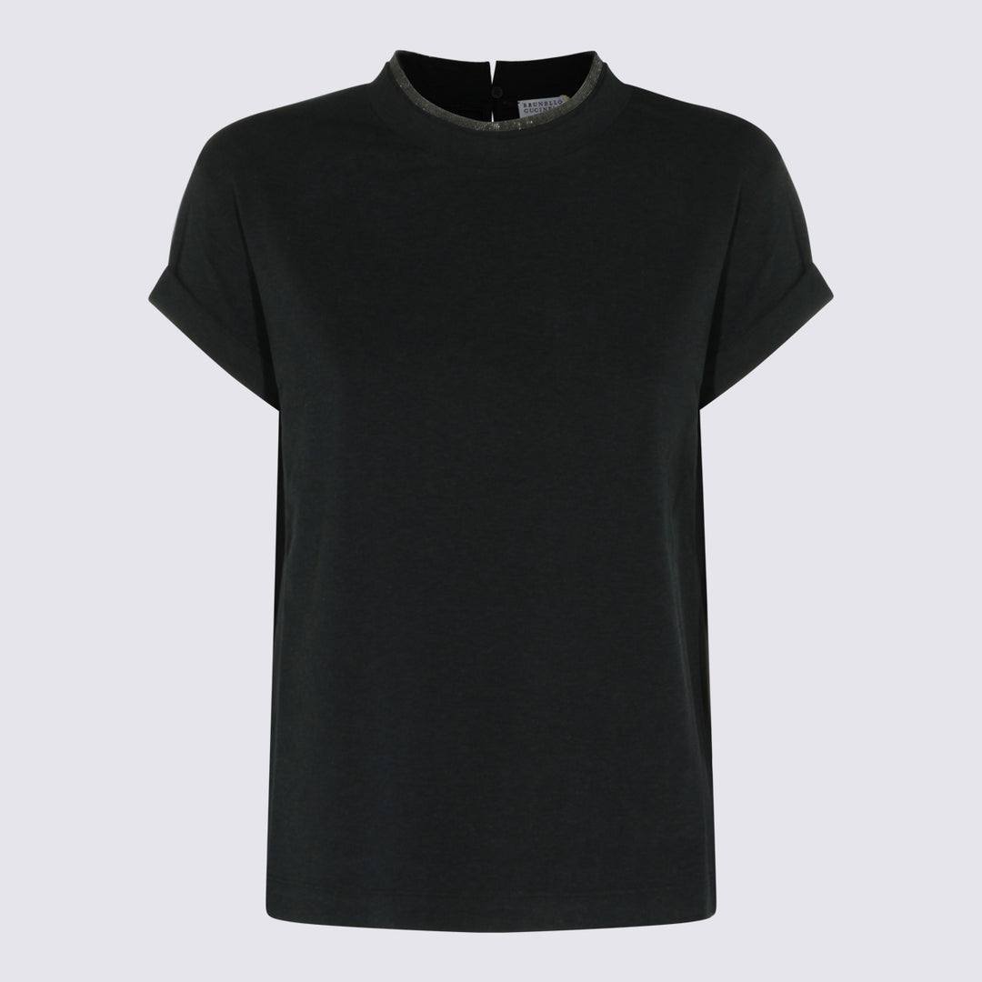 Brunello Cucinelli T-shirts and Polos - Piombo | dee612291ec8ceaaf12694de7aa9061d805b8d80