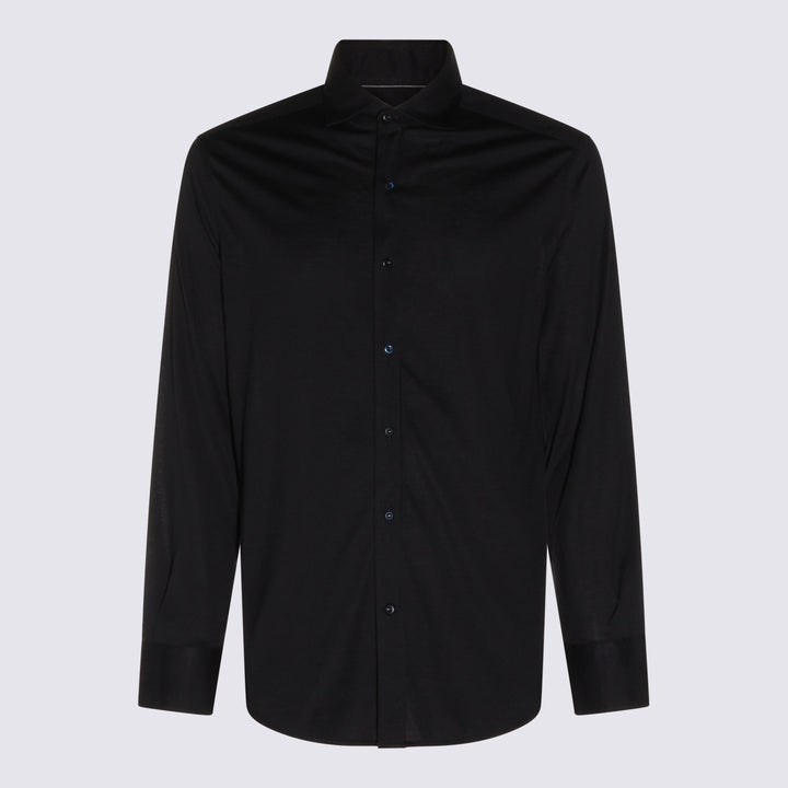 Brunello Cucinelli Shirts - Navy | 42e81ef901e3b9d8a14b2e1a99306f50fc968722