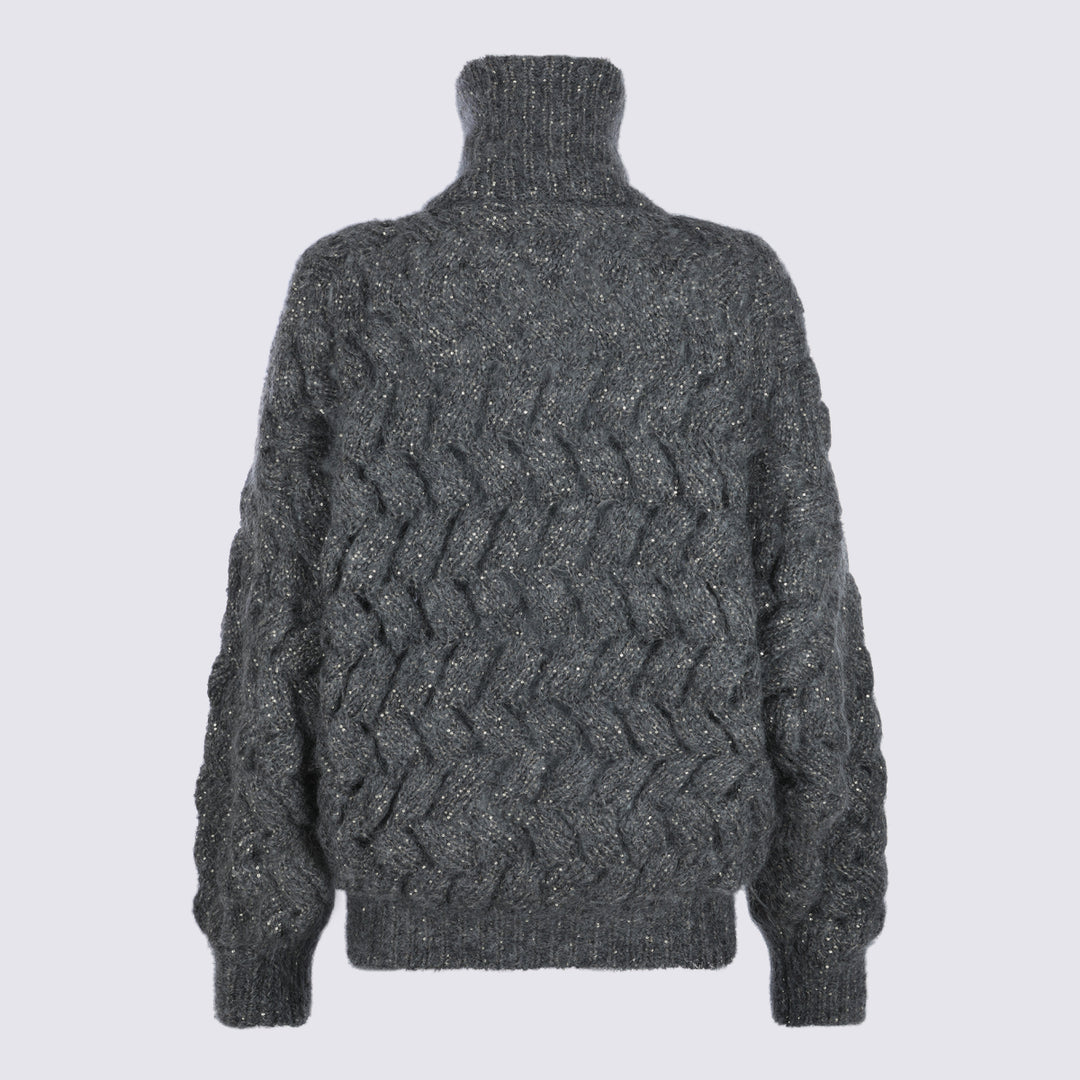 Brunello Cucinelli Sweaters - Metallici e grigi | ce6ab6554cf2f285e9c9040968978e03182fc06b