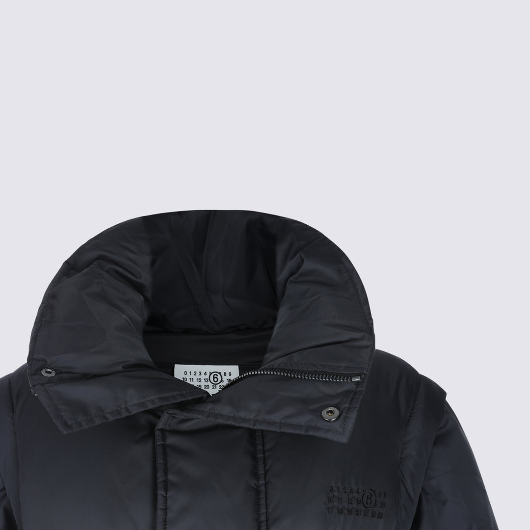 Mm6 Maison Margiela Coats - Nero | d4174a8e4e71fc9b446d645f096a6e1ae05be4db