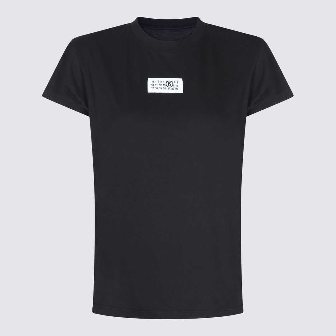 Mm6 Maison Margiela T-shirts and Polos - Nero | 8ef9b1335dd5fbe8c8a63468a4f7fdd212f2016e