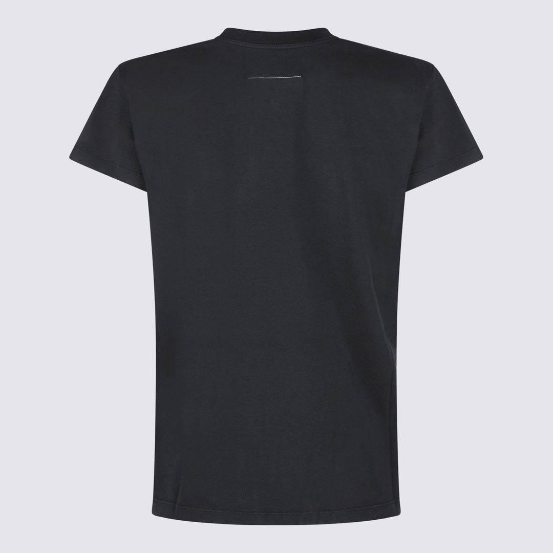 Mm6 Maison Margiela T-shirts and Polos - Nero | d4d9ee0aef2e4286aa2aa0af22dfaf3eae849b69