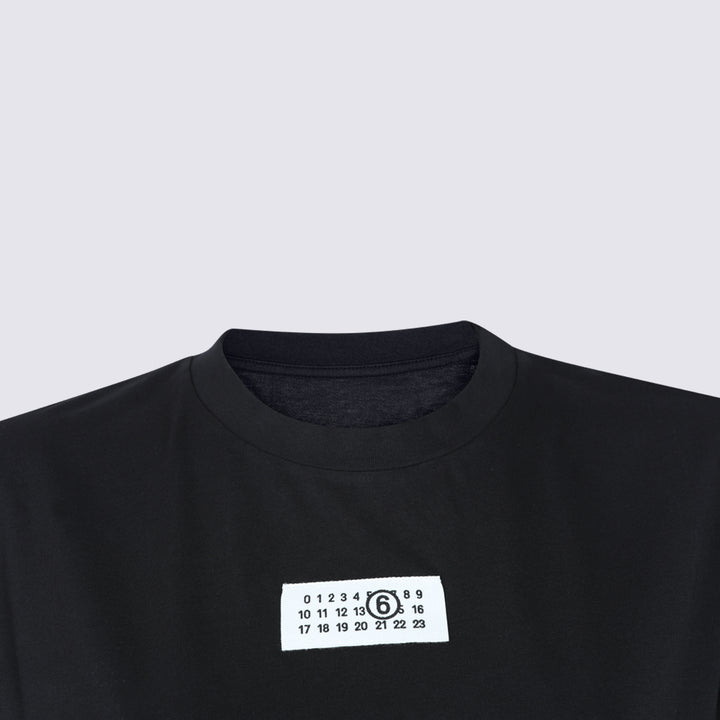 Mm6 Maison Margiela T-shirts and Polos - Nero | 22d707d873231a09a6422c4b1d5e5e9229dd8425