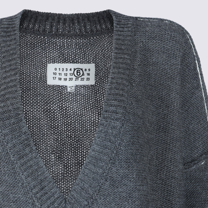 Mm6 Maison Margiela Sweaters - GREY MELANGE | 372c7dffed3e5b112fa939e0e342191aad5ea4ea