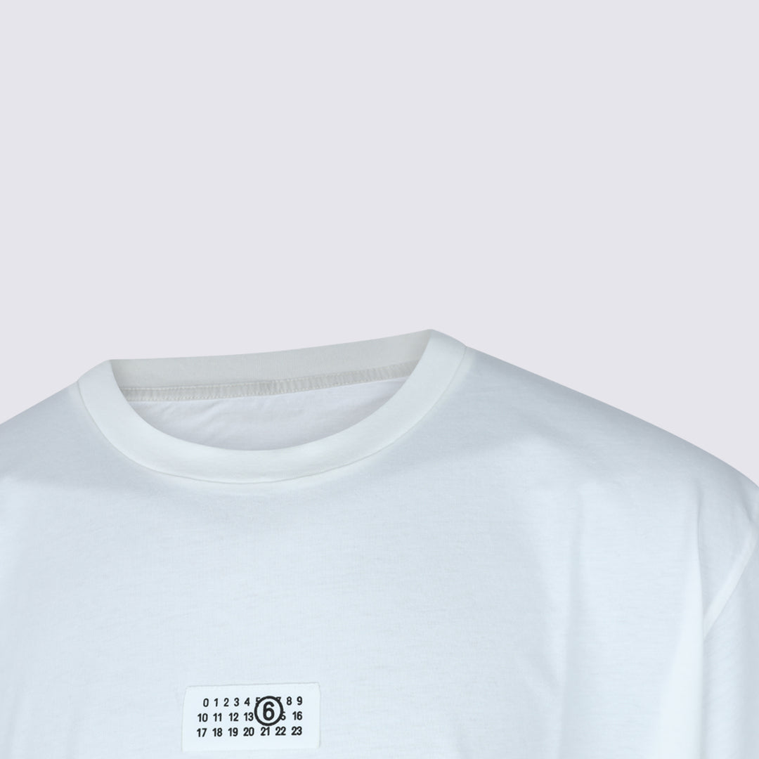 Mm6 Maison Margiela T-shirts and Polos - Bianco | 859430191117455a6d7013bd104c14ebfe211126