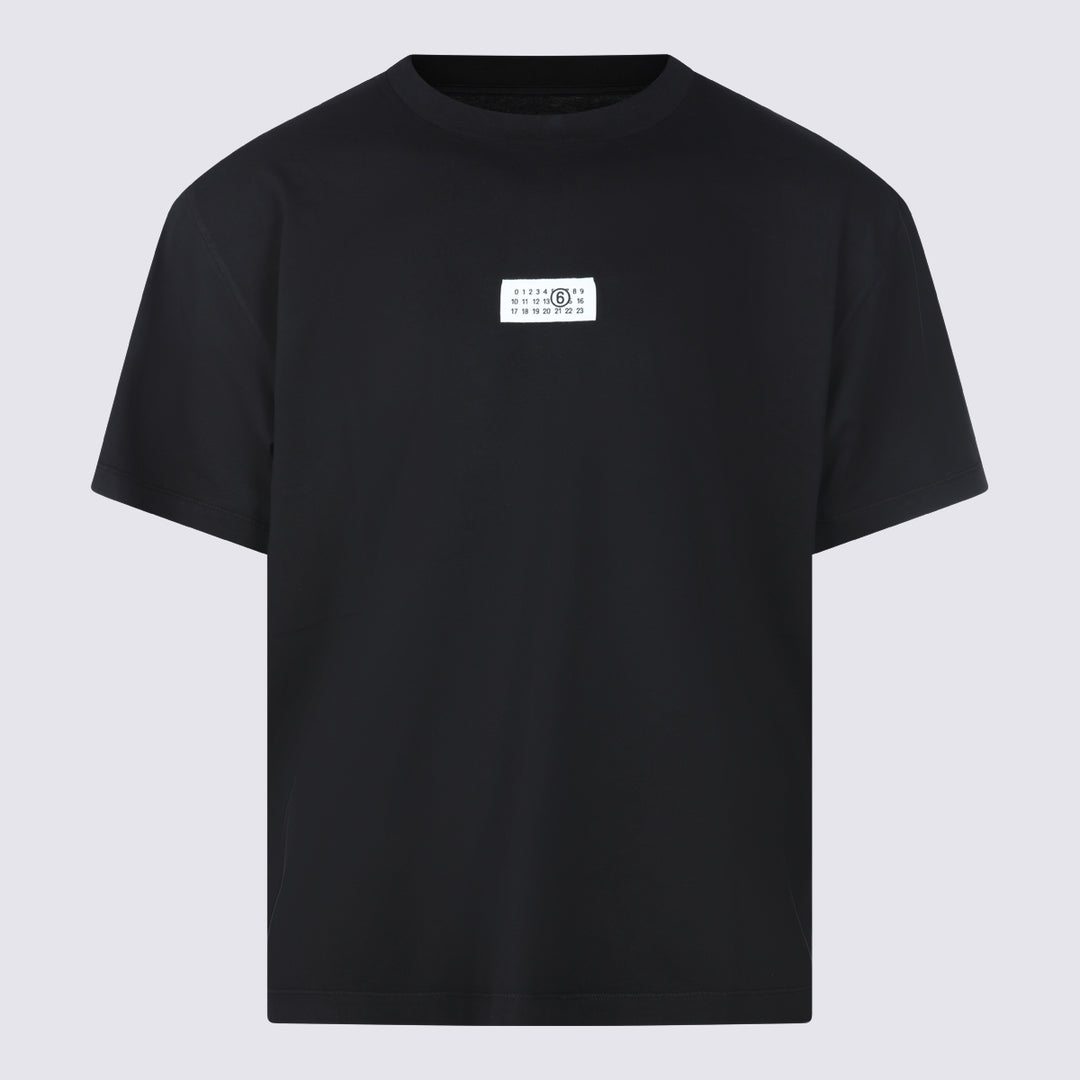 Mm6 Maison Margiela T-shirts and Polos - Nero | 79aa9e05eab1142986efaeb3491099f3c8b54c19
