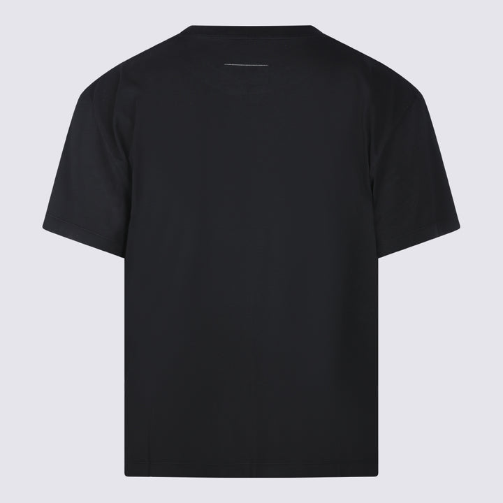 Mm6 Maison Margiela T-shirts and Polos - Nero | 3a58091278edd959322d3f21f2dfc0fdb93e4548