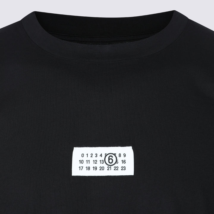 Mm6 Maison Margiela T-shirts and Polos - Nero | 9514499bc4ac678bf1508afd82282b0932871c3b