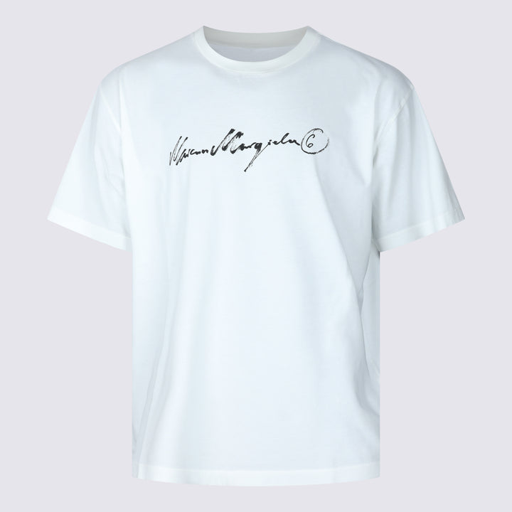 Mm6 Maison Margiela T-shirts and Polos - Bianco | ecf36d6fee6f6f46ab8b896388eeacf4ce7aba03