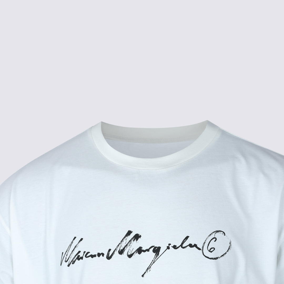 Mm6 Maison Margiela T-shirts and Polos - Bianco | e3ac96c44fe14cd9ee05d9f71cc91d723036bcc0