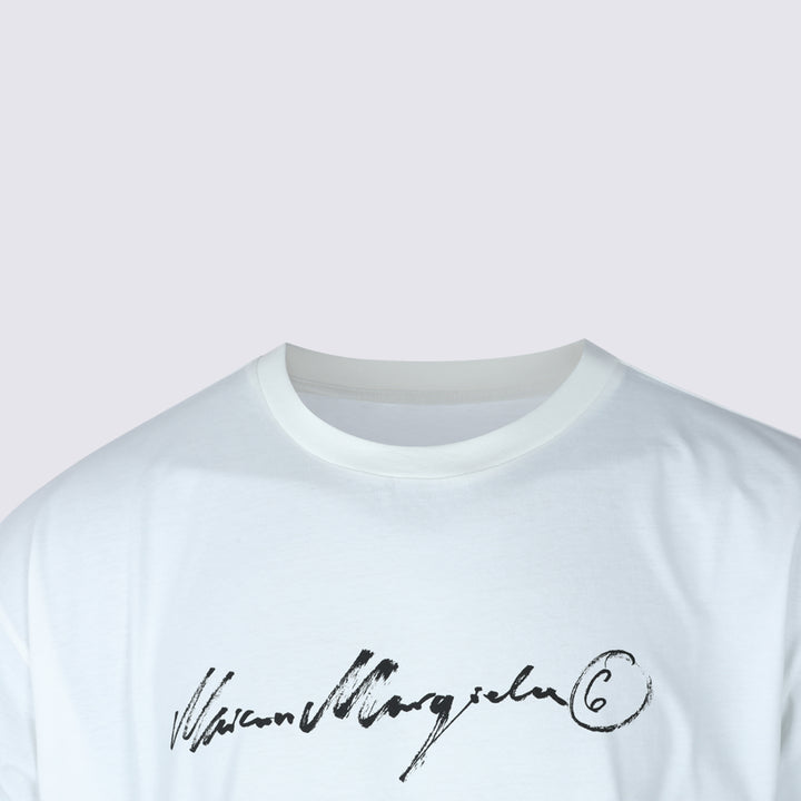Mm6 Maison Margiela T-shirts and Polos - Bianco | e3ac96c44fe14cd9ee05d9f71cc91d723036bcc0