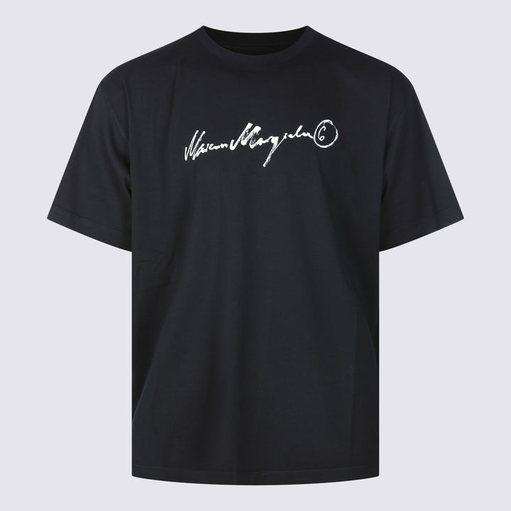 Mm6 Maison Margiela T-shirts and Polos - Nero | 2d443495bd632469da7d1264b8d5a24987b56f20
