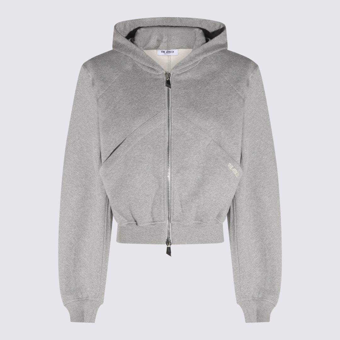 The Attico Sweaters - MELANGE GREY | f31b45b8485400e233437b8a0d9b5fe7ed8f7ea4