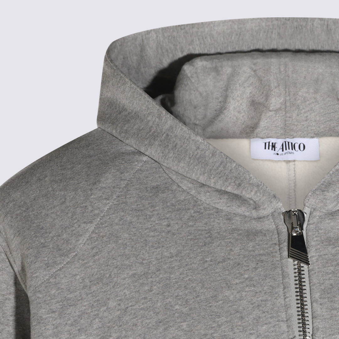 The Attico Sweaters - MELANGE GREY | 741772b12fc1d6b42804d6471cac49cf80829afc