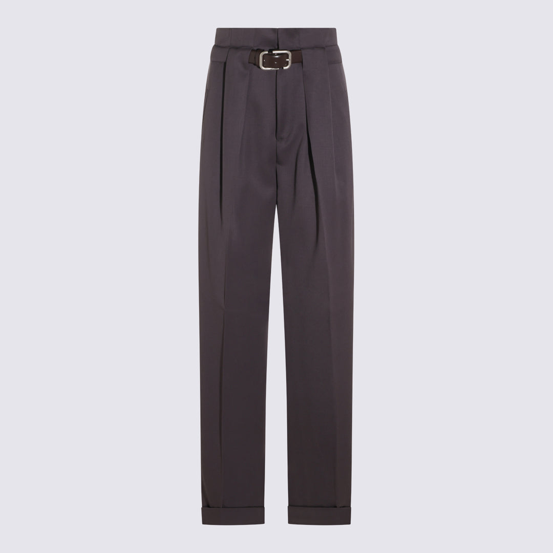 The Attico Trousers - PLUM | 3de6422822f50ac3ef9416aa1f26f4a473aa4bb8