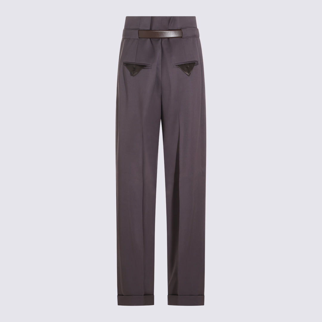 The Attico Trousers - PLUM | f59945927ac7772548c353d4fedebcfb2756750f
