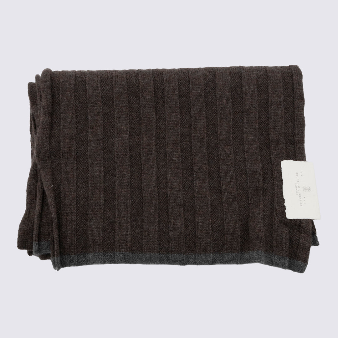 Brunello Cucinelli Scarfs - Marrone | 7e03051bbe81713e2f08dc56408baf05b649959c