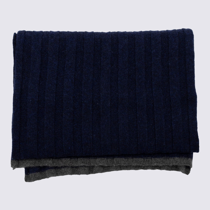 Brunello Cucinelli Scarfs - Navy | 8b4b6bbb0e6e31ff2dbc95c0bc7d0c44645b2850