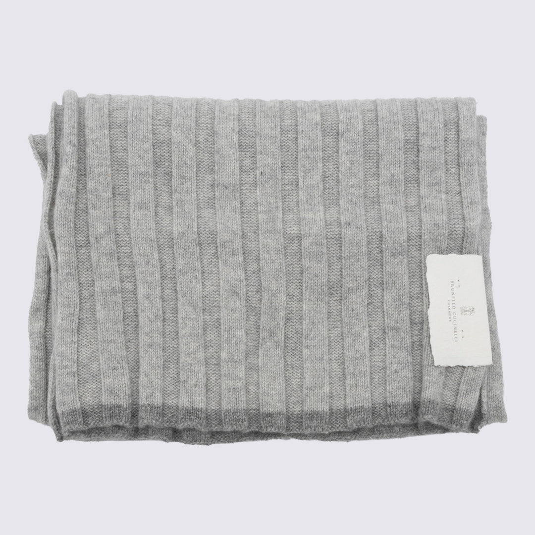Brunello Cucinelli Scarfs - Light grey | cf2f51aeb96050b78f7d1dda8cd1b7f65825fedb