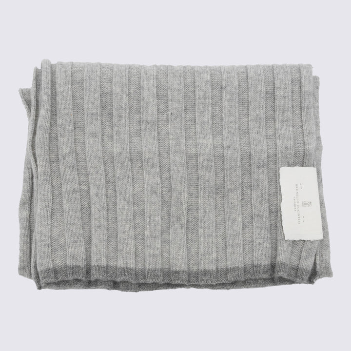 Brunello Cucinelli Scarfs - Light grey | cf2f51aeb96050b78f7d1dda8cd1b7f65825fedb