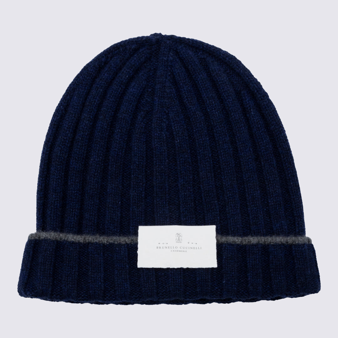 Brunello Cucinelli Hats - Navy | c6d84e37e97a42beb1f6de596bcb758e4ceaa230