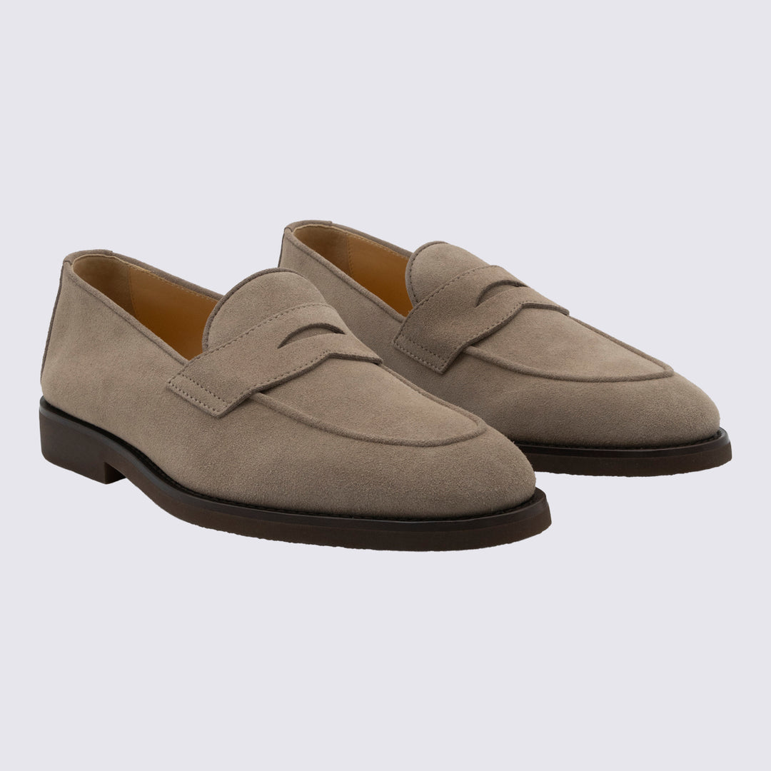 Brunello Cucinelli Flat shoes - Taupe | cde5c88ac37e11668f137aaec452f992b2dfba1a