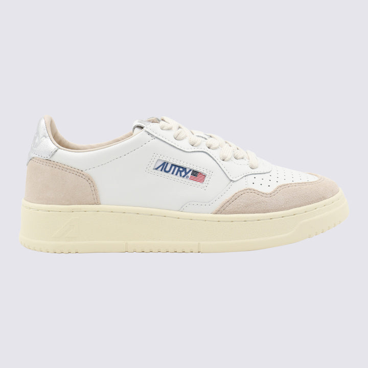 Autry Sneakers - LEAT/SUEDE WHITE/SILVER | 1323c23c4b33f1fc874d4dac61084cd3adb3a8f0