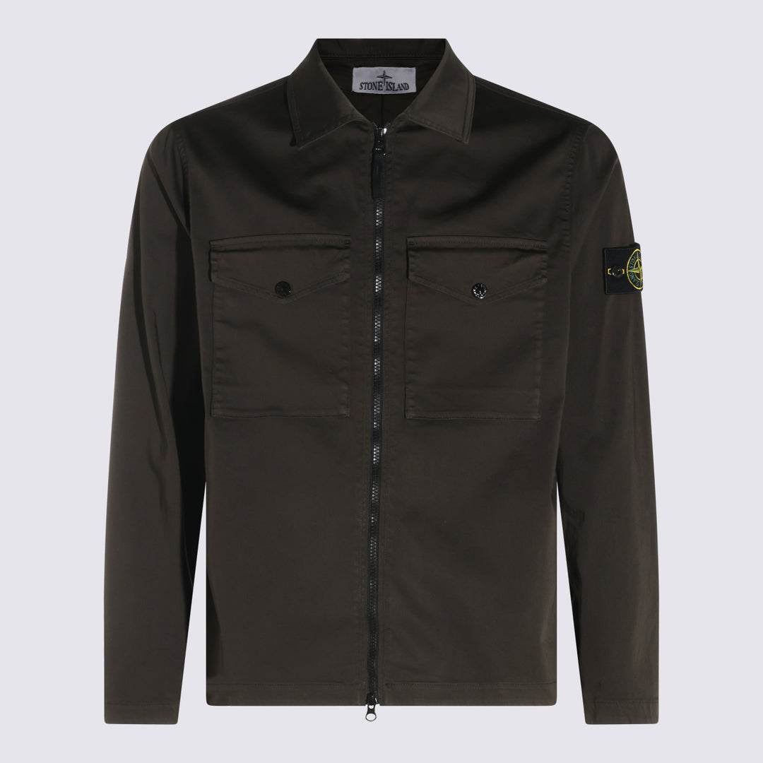 Stone Island Shirts - COAL GREY | 837b073ff958cc3932197e329ee0ad1e0ceeb178