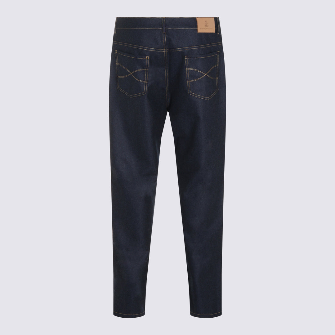Brunello Cucinelli Trousers - Navy | a6fae94cdc220d30a72d2228582fe51c4f777c05