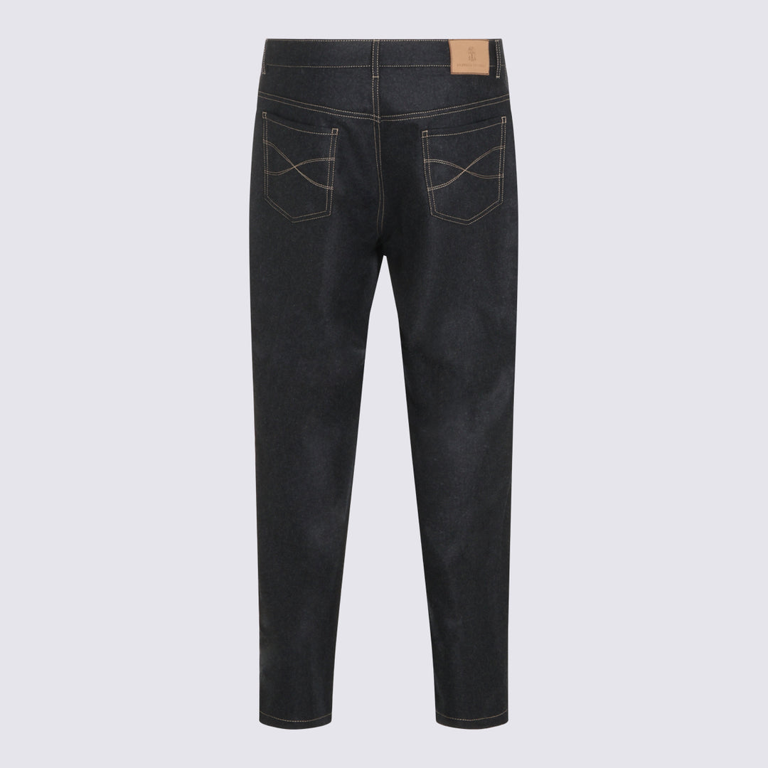 Brunello Cucinelli Trousers - Dark grey | 6f1260bd14f615f0d9a79a66ad6998d414782a47