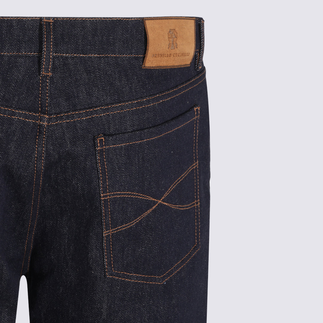Brunello Cucinelli Jeans - Indigo | baece6e92dabae8bafb290a3f324faa16ab15d7e