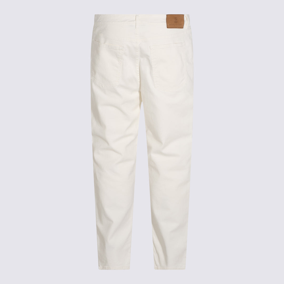 Brunello Cucinelli Jeans - Bianco | 56a8fc79936b5c98b69c0ca9bf4cce8639b12ede