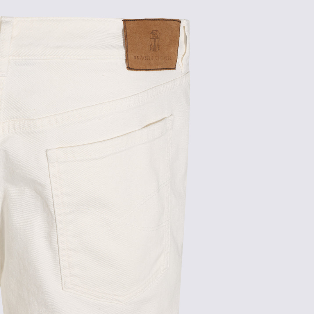 Brunello Cucinelli Jeans - Bianco | 6f61a61600fabd8d227ef0f86aebc82742a48dc9