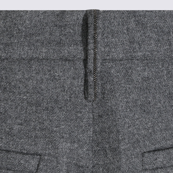 Brunello Cucinelli Trousers - Grigio medio | 53044fff4db16a8fd969dc7155ca6e0fe12ea3fb