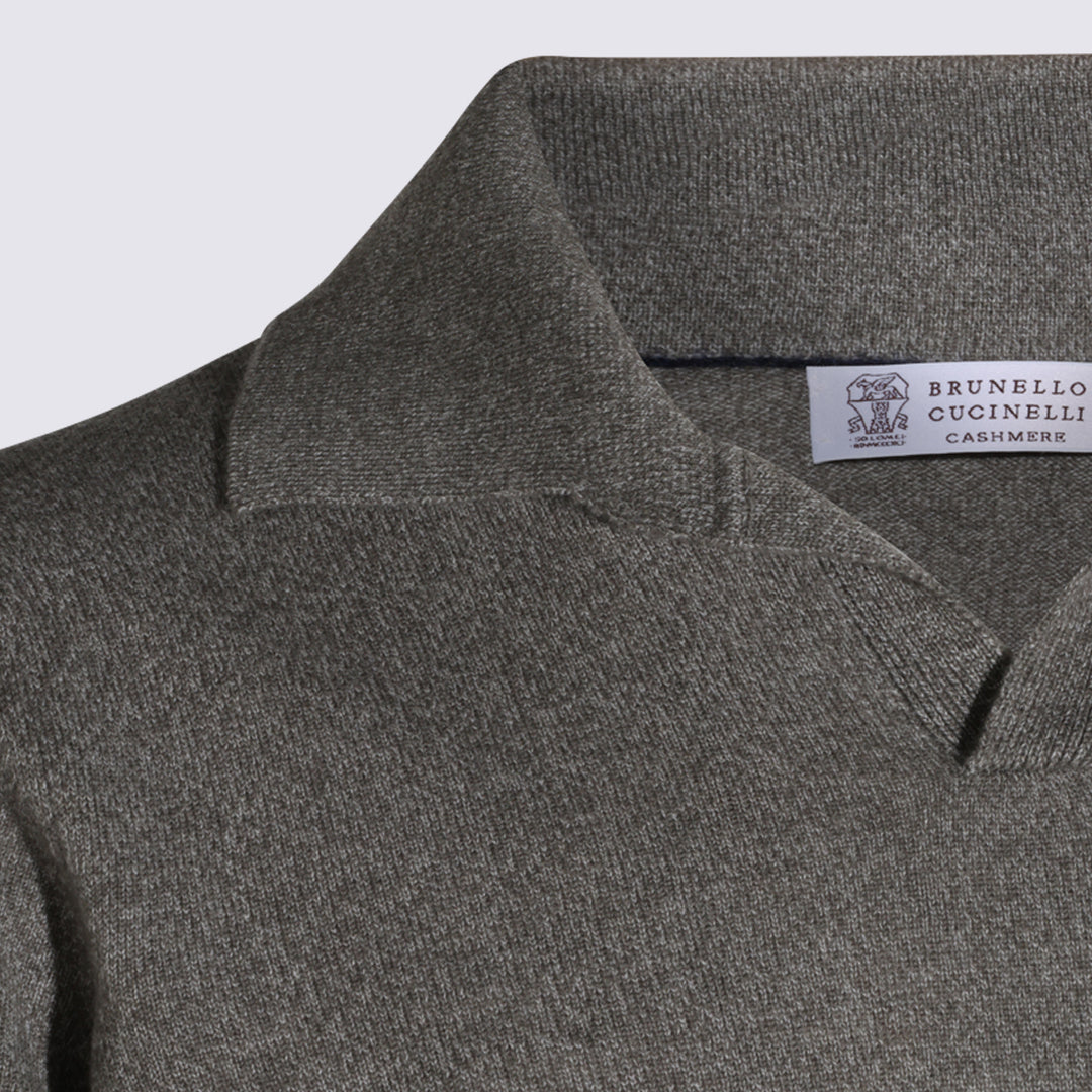 Brunello Cucinelli Sweaters - Army | 07188647ba6f88d2b6f40bbbbb66d034533fb175