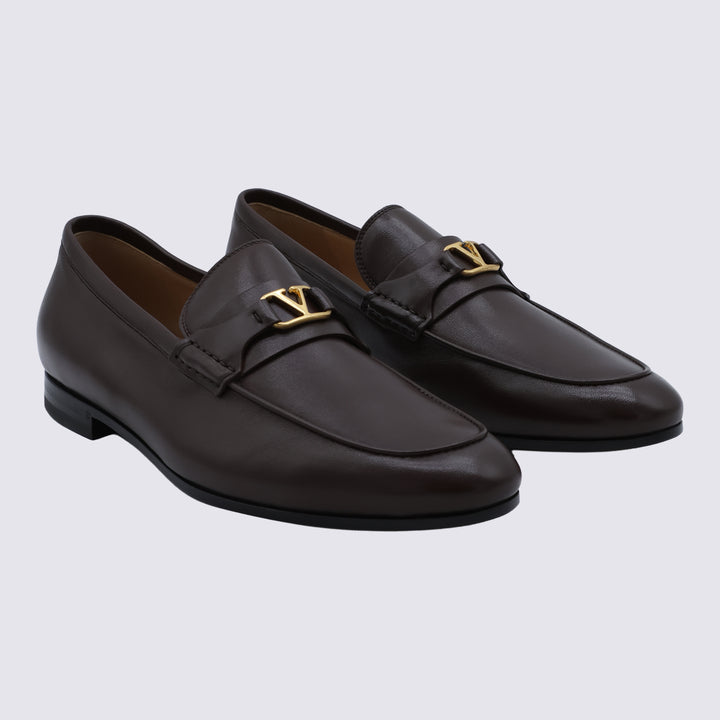 Valentino Garavani Flat shoes - Marrone | 22faa212ec30a99d7ba0eabc1fe90f968c97e1f1