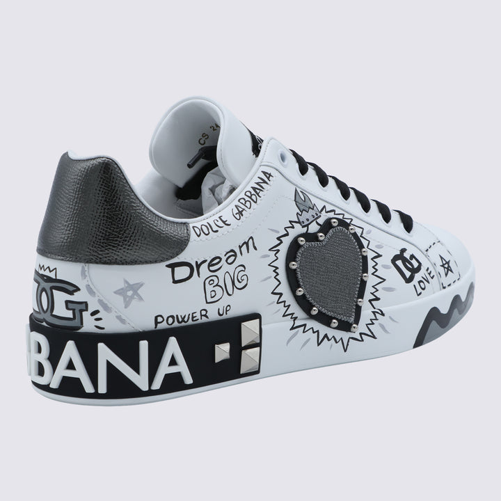 Dolce & Gabbana Sneakers - White/black | f498efc769fe8fb033746e07233b52dcacc1efed