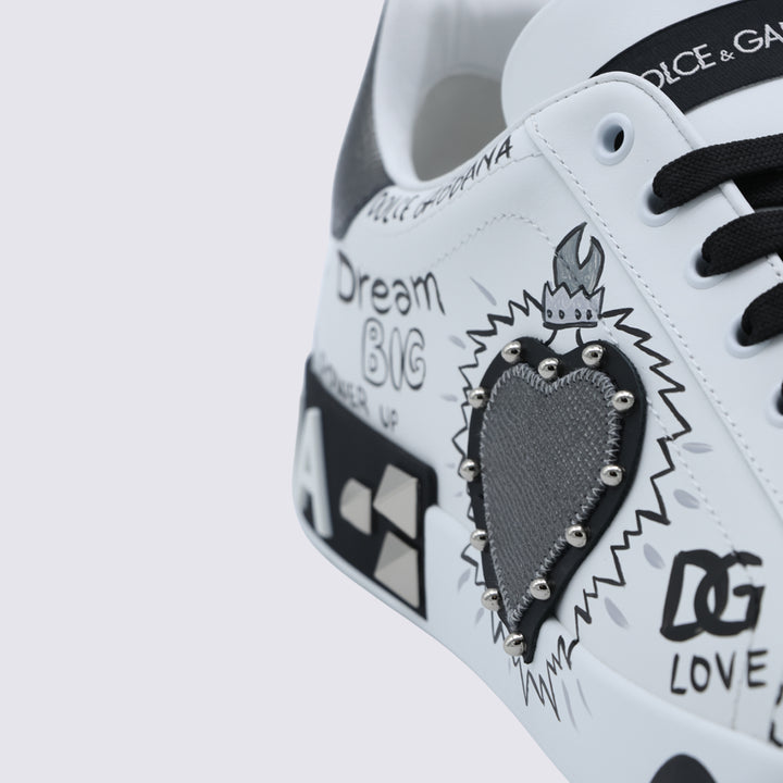 Dolce & Gabbana Sneakers - White/black | 4ad59eff8c12d4efb85106576344cdd2cef0fa9e