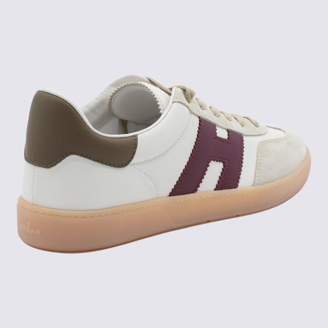 Hogan Sneakers - BIANCO/BORDEAUX/KHAKI | a25e8d949e13cec94ae8eba707144a24c6914cc8