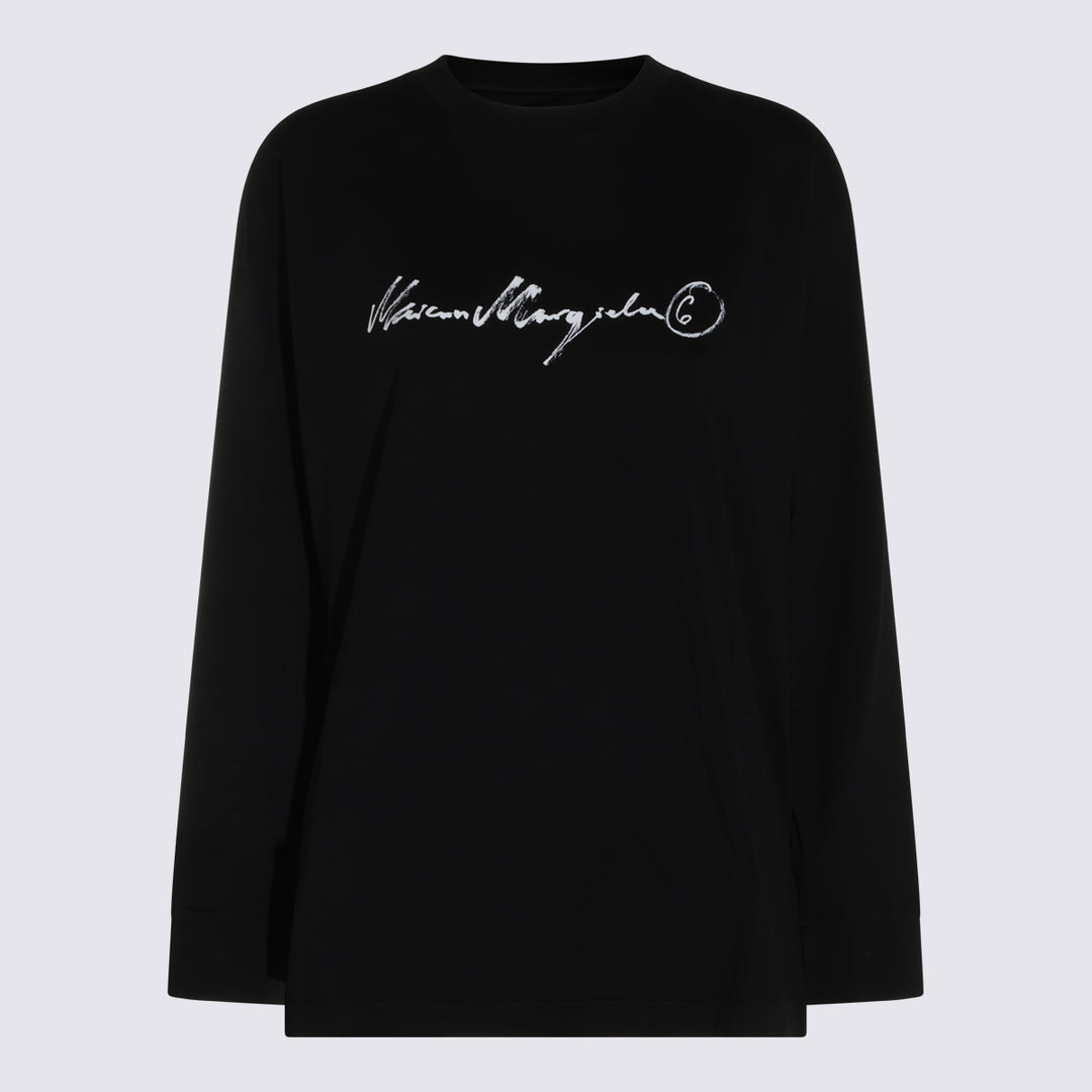 Mm6 Maison Margiela T-shirts and Polos - Nero | 856456361503b652ba7d142622ade8792b1d21fa