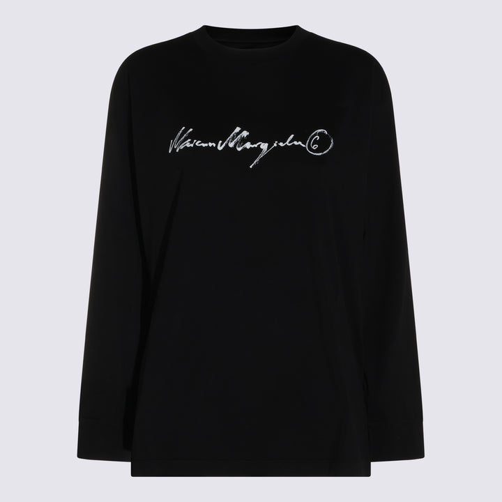 Mm6 Maison Margiela T-shirts and Polos - Nero | 856456361503b652ba7d142622ade8792b1d21fa