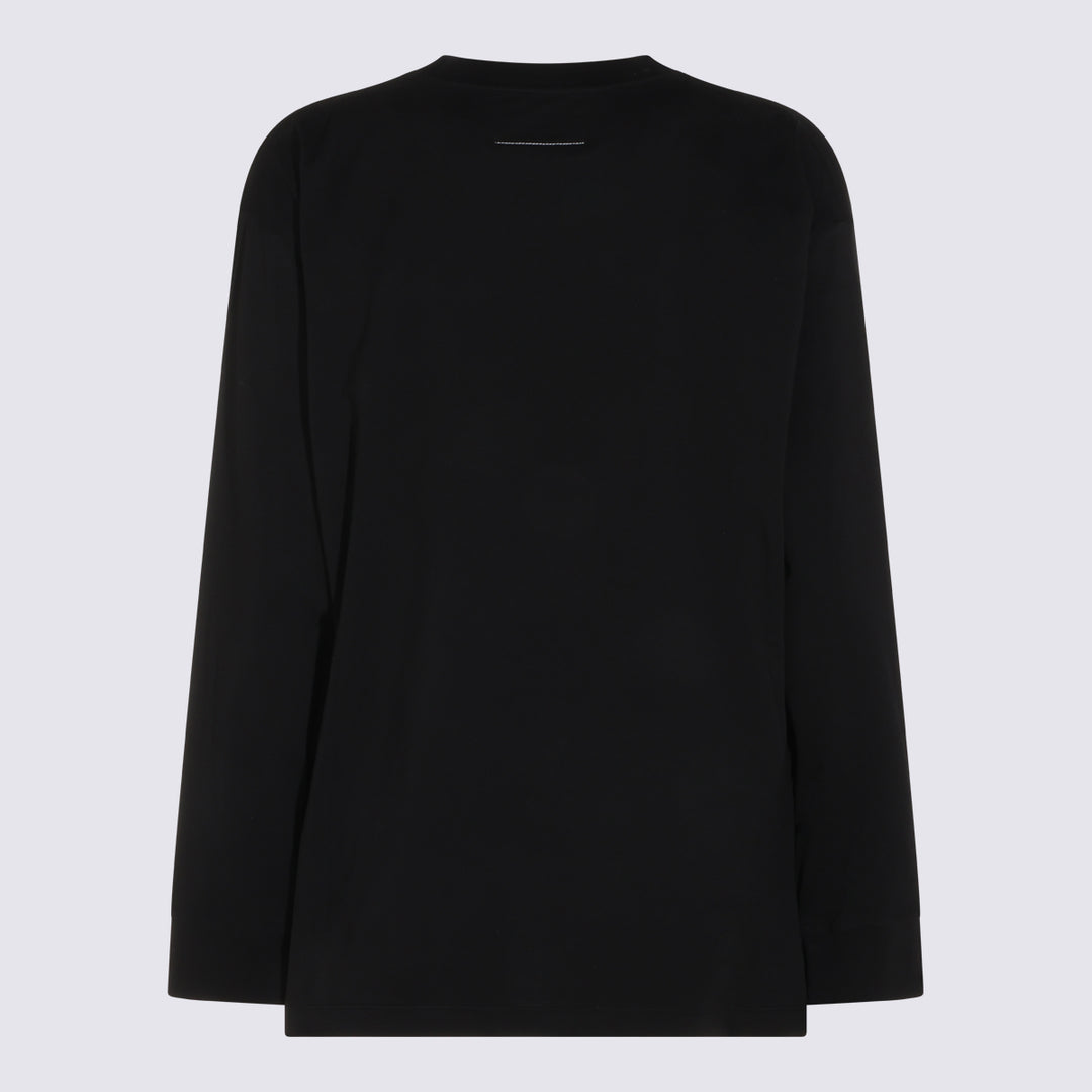 Mm6 Maison Margiela T-shirts and Polos - Nero | 4ba321d3f47824a86d1c4468dd57039b101c07b7