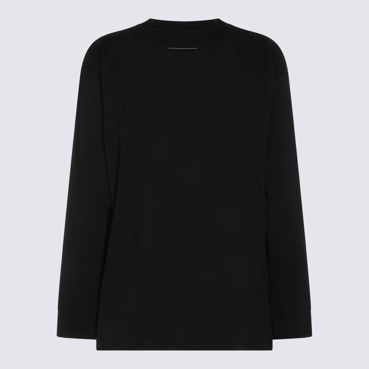 Mm6 Maison Margiela T-shirts and Polos - Nero | 4ba321d3f47824a86d1c4468dd57039b101c07b7