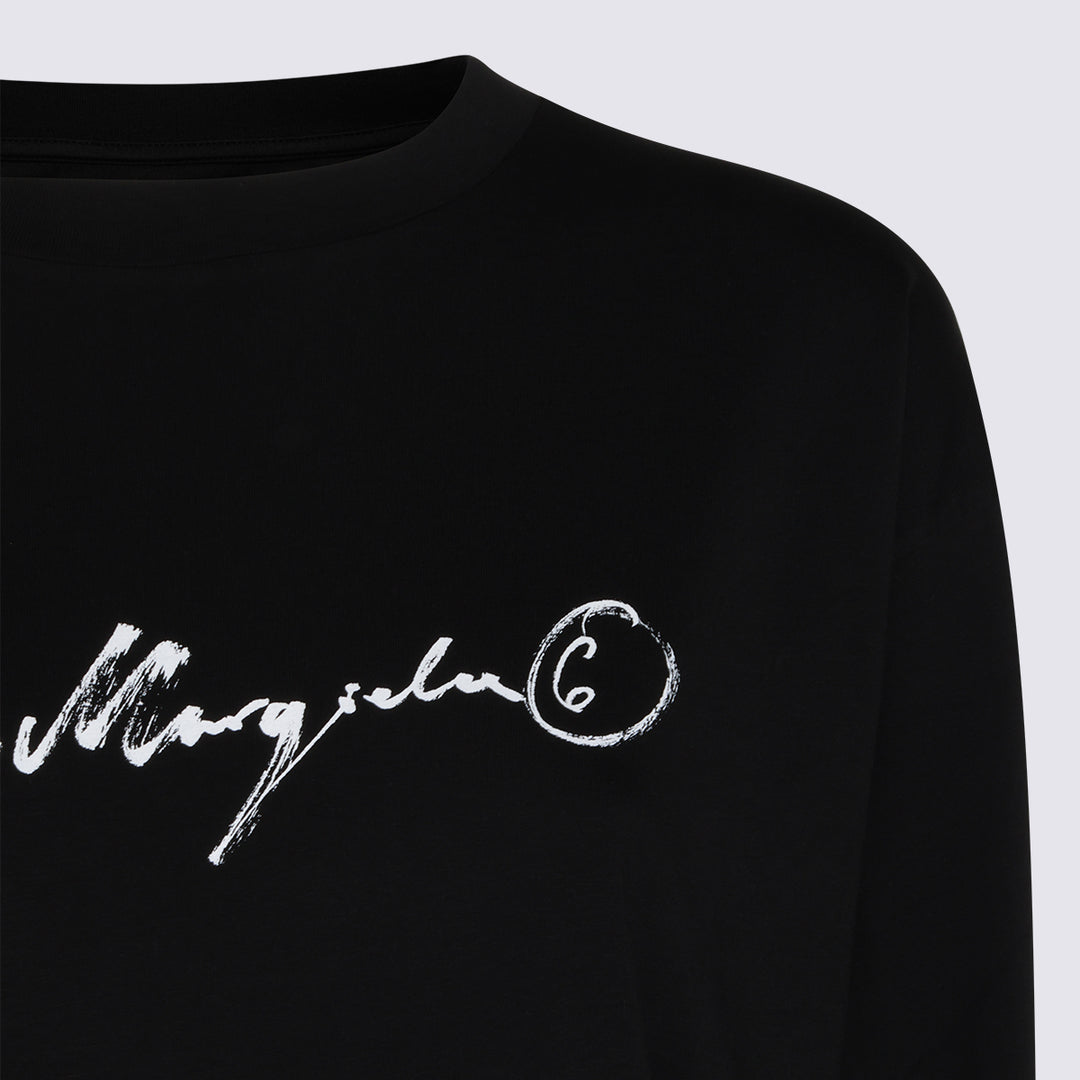 Mm6 Maison Margiela T-shirts and Polos - Nero | 275b1c053002a541b8b72ed6d0b784b4b6762124